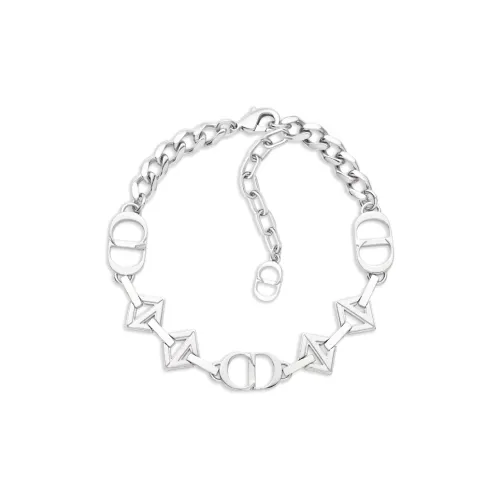 DIOR Браслеты из лата Серебряный Мужской