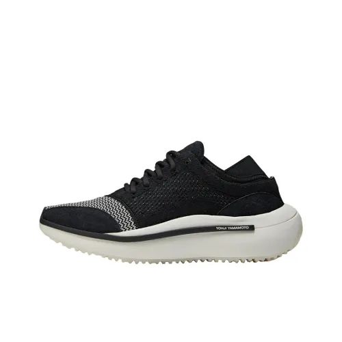 Y 3 Qisan KNIT Low Топ Спортивная Повседневная Обувь Унисекс Черный