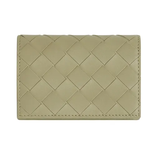Bottega Veneta Телячья кожа Держатель для карт Мужской Травертин