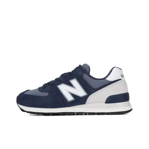 New Balance NB 574 Low Топ Тренировочные Беговые Кроссовки Унисекс Синий