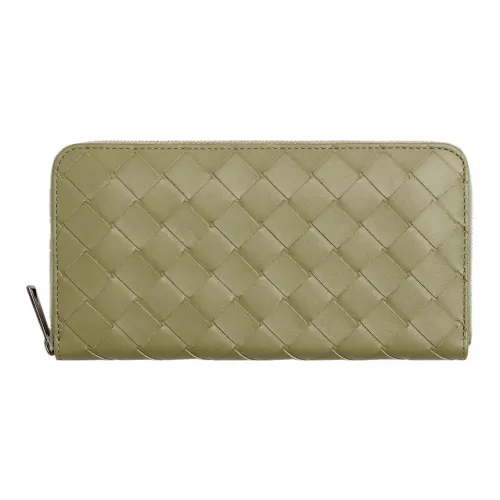 Bottega Veneta Кошелек из коровьей кожи большой мужской травертин
