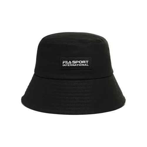FILA Cotton Bucket Hats Черный Унисекс