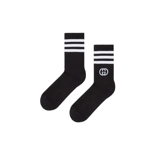 GUCCI 1 шт Черные Женские Носки MID до икры