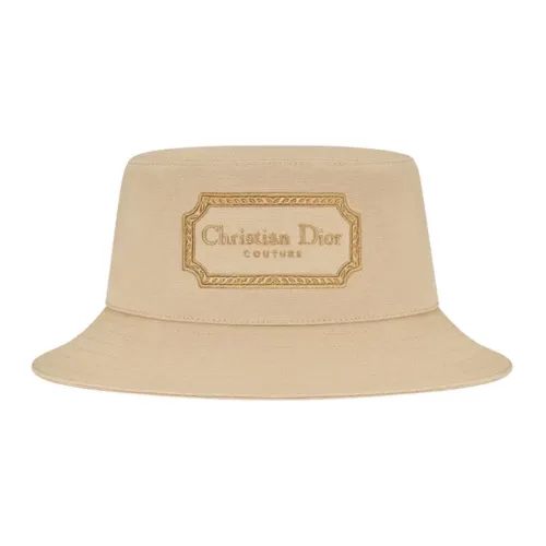 DIOR Cotton Bucket Hats Желтый Мужской