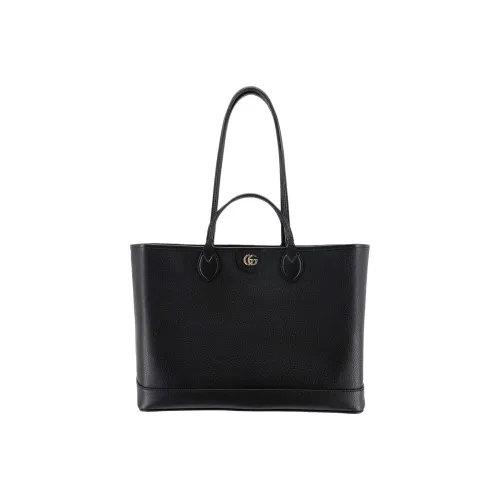 GUCCI Ophidia Кожа Тоут Сумка Сумка для покупок Сумка среднего размера Женская Черная