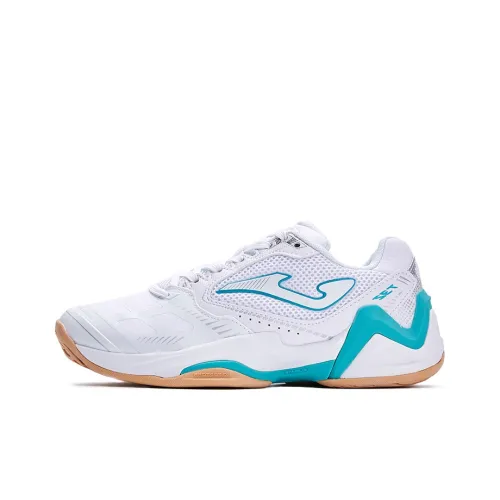 Joma Slip-resistant Abrasion-resistant Low-top Tennis Shoes Women's White Blue Джома Противоскользящие Устойчивые к истиранию Низкие Кроссовки для тенниса Женские Белые Синие