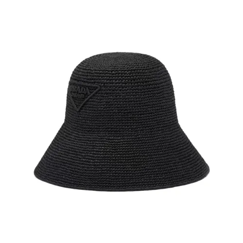 PRADA Солнцезащитные шляпы Черные Женские