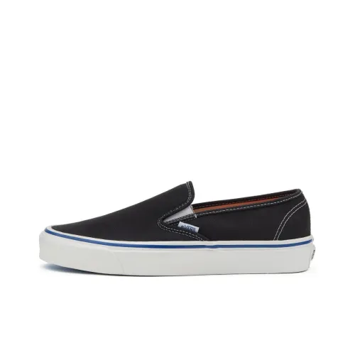 Vans Slip On 48 Deck DX Устойчивые к истиранию Низкие Кроссовки для скейтбординга Унисекс Черный Белый