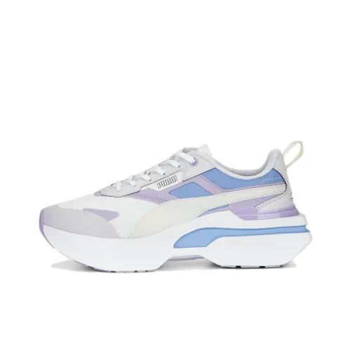 PUMA Kosmo Rider POP Low Топ Спортивная повседневная обувь Женская Белый Фиолетовый