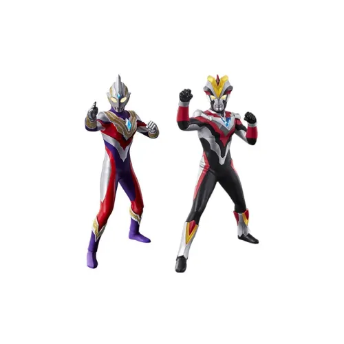 BANDAI Ultimate Светящийся Капсульный Игрушка Seventh Wave Ultraman Trigger Ultraman Victory Lucky Draw Полный Набор OF 2 Штуки