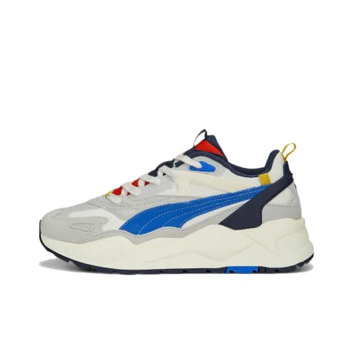 PUMA RS X Efekt TRACK MEET Низкий Топ Повседневная Обувь Унисекс Синий Белый
