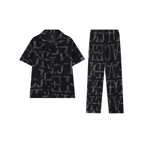 Gongdie Черный мужской Мужской Пижамные комплекты