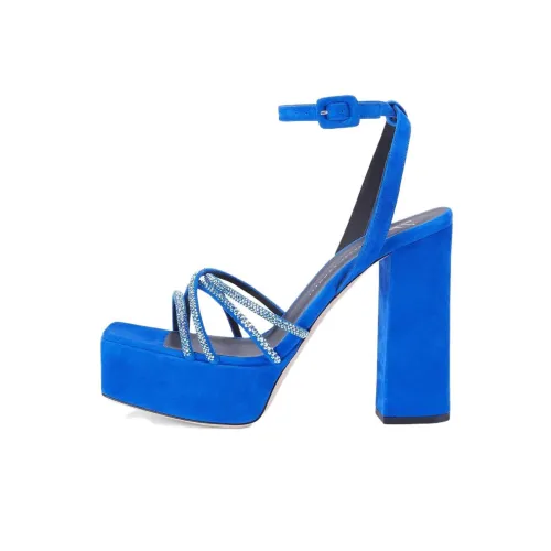 Giuseppe Zanotti GZ Arhama Стильные Сандалии 12 см Женские Синие