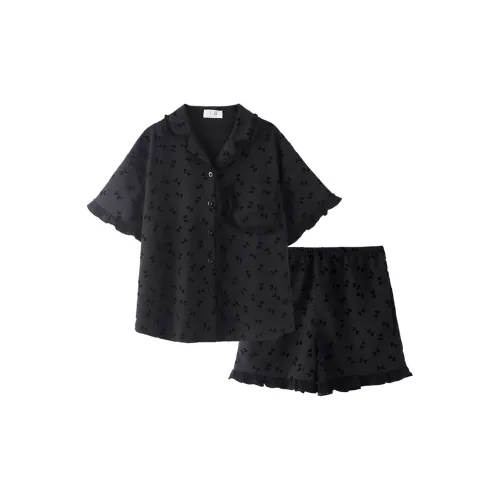 Chun Xi Черный Женские Пижамные Комплекты