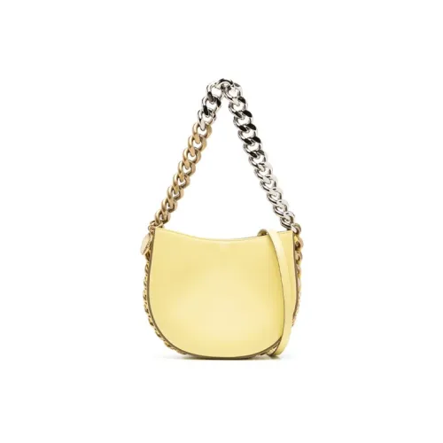 Stella McCartney Frayme Телячья кожа Сумка на плечо Женская Желтая