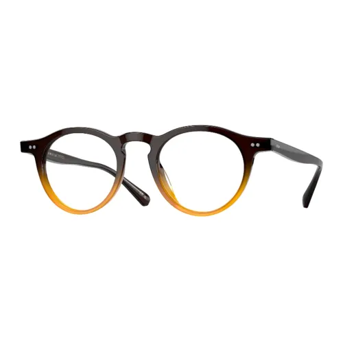 Очки Oliver Peoples с диоптриями черные и желтые унисекс