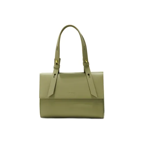 GXFMOD Коровья кожа Baguette Сумка через плечо Средний Женский Мятно-зеленый Розовый Silent Белый