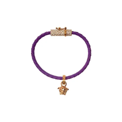 VERSACE Телячья кожа Нарукавные повязки Фиолетовый Женские