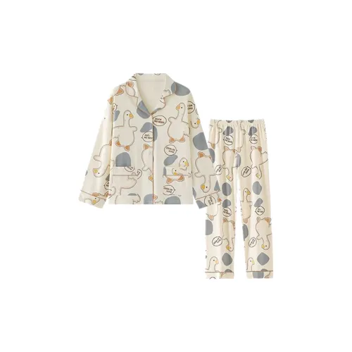 Xiang Ning Pai Светло-серый Женские Пижамные Комплекты