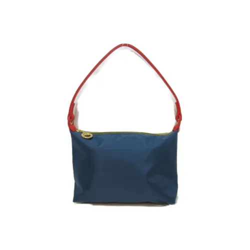 LONGCHAMP Le Pliage RE Play Корова Кожа Цветовая Сумка на плечо Сумка через плечо Сумка Женская Синяя и Зеленая