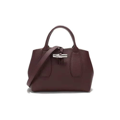 LONGCHAMP Roseau Коровья кожа Сумка Маленькая Женская Темно-красная