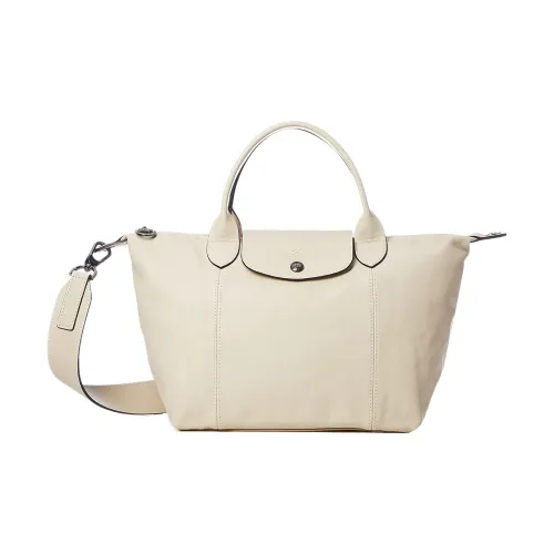 LONGCHAMP Le Pliage Cuir Овчина Сумка через плечо Сумка Маленькая Женская Экрю