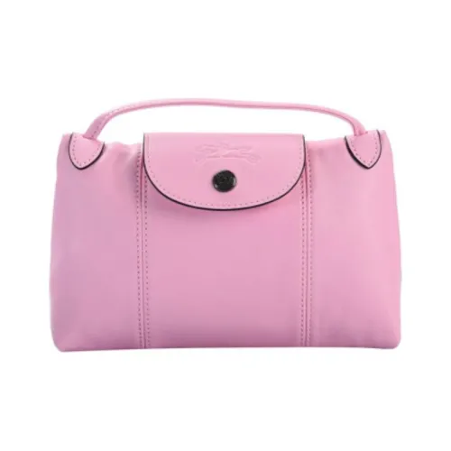LONGCHAMP Le Pliage Cuir Овчина Сумка через плечо Стандартная Женская Розовая