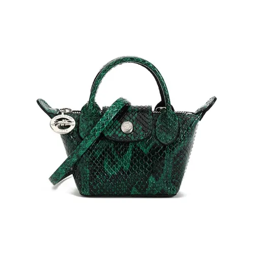 LONGCHAMP Le Pliage Кошелек из коровьей кожи Сумка через плечо Сумка на одно плечо Женская Многоцветный зеленый