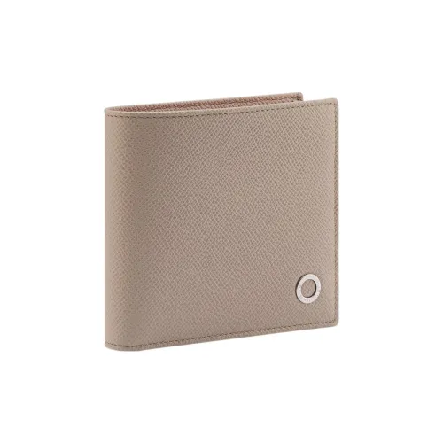 BVLGARI Кошелек из телячьей кожи мужской серый