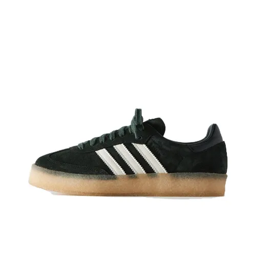 KITH Collaboration X Clarks x Adidas Originals Samba 8th Уличный Скейтбординг Кроссовки Низкие Унисекс Темно-зеленый