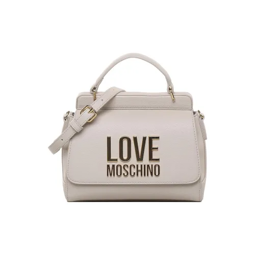 LOVE MOSCHINO Телячья кожа Сумка через плечо Сумка Женская Белая