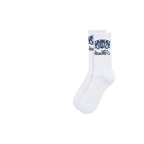Rhude Белые Женские Носки MID до икры