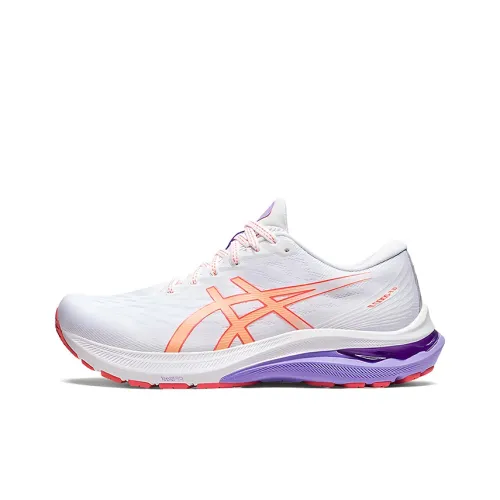 Asics GT 2000 11 Низкий Топ Беговые кроссовки Женские Белый Оранжевый