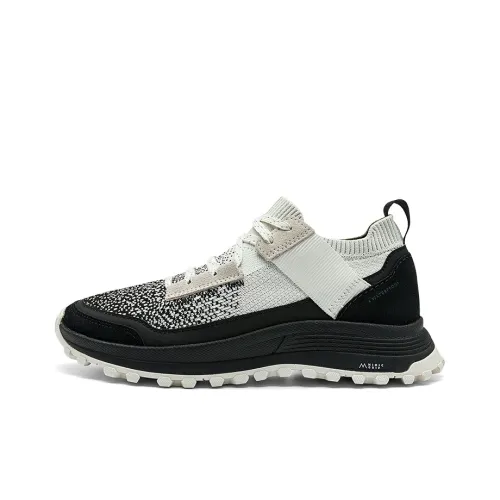 Clarks Casual Низкий Топ Белый/Черный Женский
