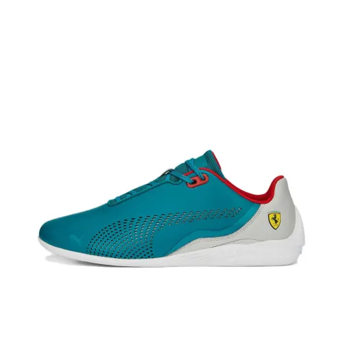PUMA Drift Cat Феррари Decima Low Топ Беговые кроссовки Унисекс Белый Синий