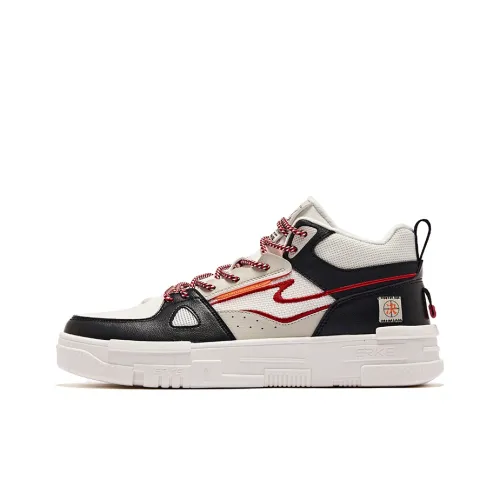 Erke Decision Мужество Амортизация Износостойкие Низкие Кроссовки для скейтбординга Мужские Белый Черный