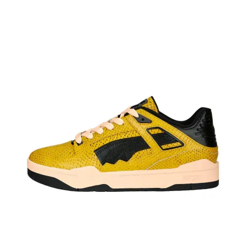Staple x Puma Slipstream T Устойчивые к истиранию низкие скейтбордические кроссовки унисекс желто-черные
