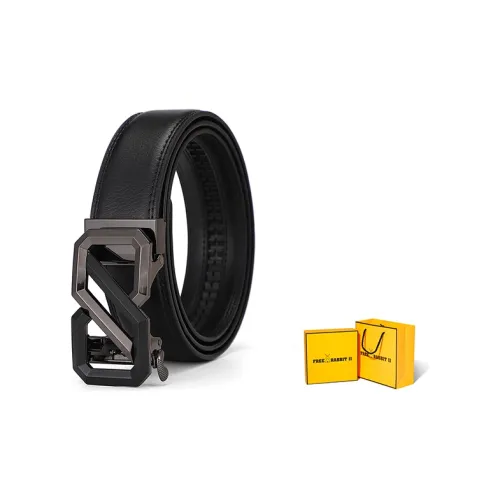 FREE RABBITⅡ Alloy Leather Belts Men's