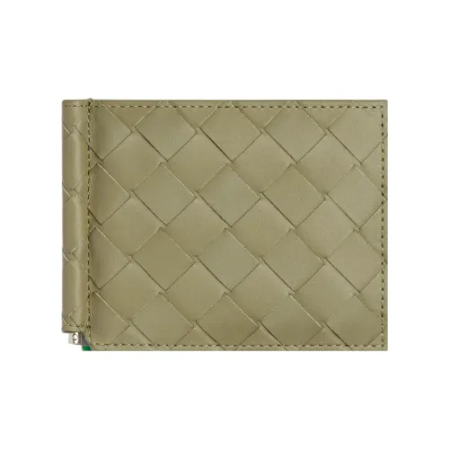 Bottega Veneta Телячья кожа Кошелек Мужской Травертин Попугай