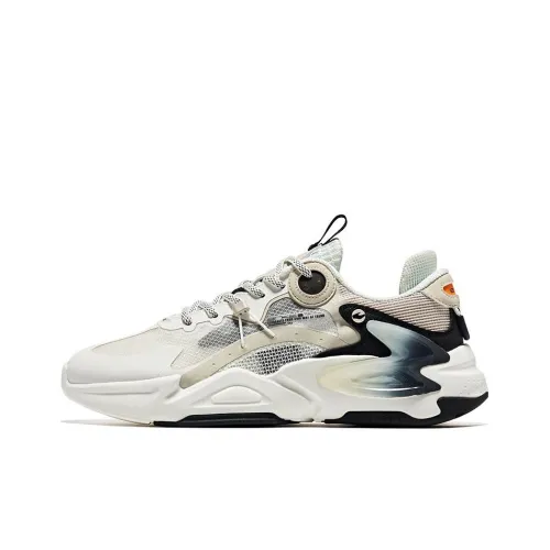 Erke Bingling Slip-resistant Abrasion-resistant Low Top Спортивная Повседневная Обувь Мужская Серый Черный