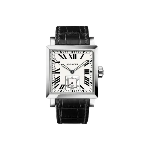 AGELOCER Автоматический механический механизм Мужские часы Codex 34,5мм*35мм*10мм Белый