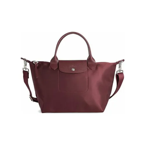 LONGCHAMP Le Pliage Néo Ткань Сумка через плечо Одно плечо Маленькая Женская Темно-красная