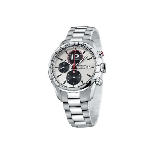LONGINES Автоматический Механический Механизм Мужские Часы 42 мм Серебряный
