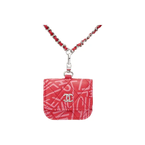 CHANEL Кожа AirPods Защитный Чехол для наушников Женские Розовый