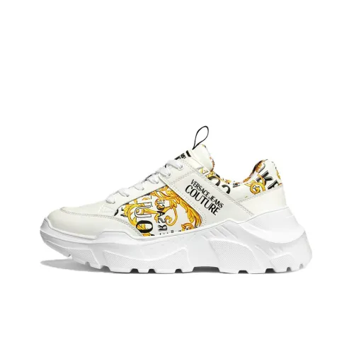 VERSACE JEANS Speedtrack Спортивная повседневная обувь Мужская Белая