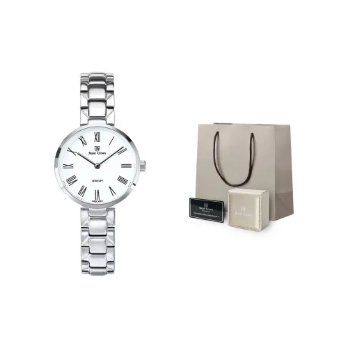 ROYAL CROWN RC Кварцевый механизм Часы Женские Белый Циферблат RC2601S BB