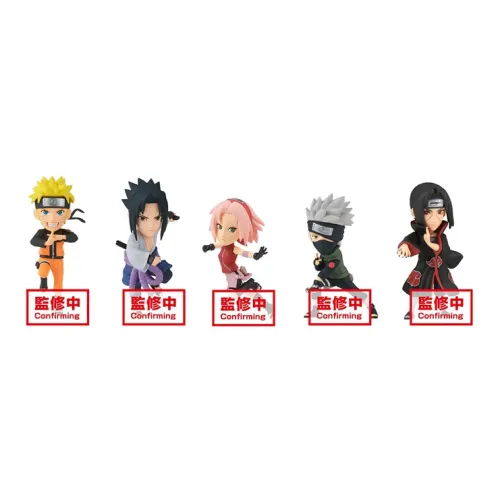 BANPRESTO Итачи Учиха Наруто Узумаки Саске Учиха Какаши Хатаке WCF Naruto Набор из 5 фигурок Счастливый Draw