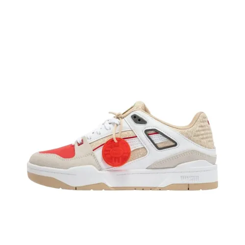 Ferrari X PUMA Slipstream Rt Low Скейтборд Кроссовки Унисекс Белый Красный