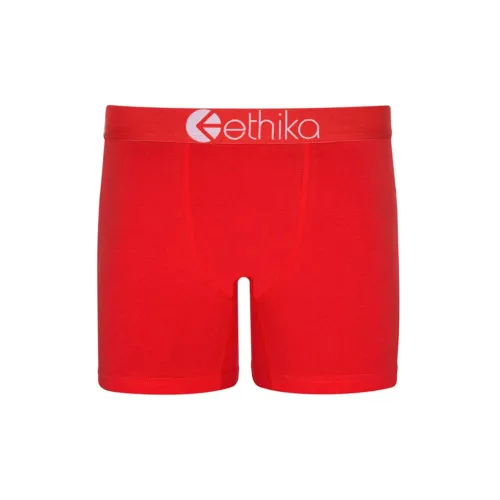 ETHIKA 1 Pack Red Men's Boxers