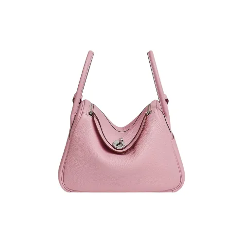 HERMES Lindy Clemence Bullock Кожа Сумка Сумка через плечо 26 Женская X9 Розово-фиолетовый Sylvestre Мальвовый фиолетовый